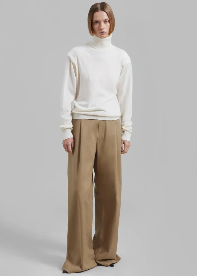 The Frankie Shop Rika Studios Hume Pants 8211 Khaki Shop Clothing