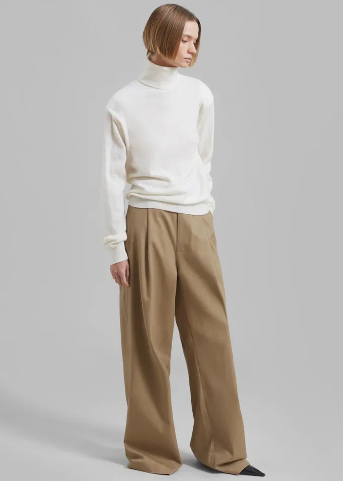 The Frankie Shop Rika Studios Hume Pants 8211 Khaki Shop Clothing