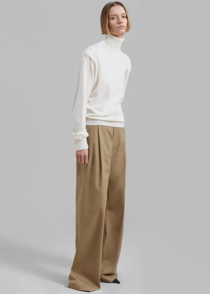 The Frankie Shop Rika Studios Hume Pants 8211 Khaki Shop Clothing