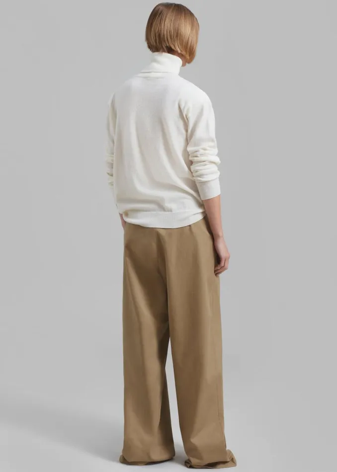 The Frankie Shop Rika Studios Hume Pants 8211 Khaki Shop Clothing