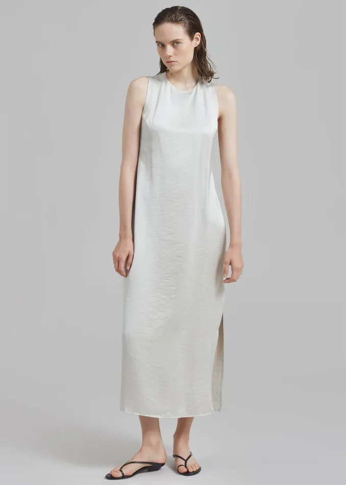 The Frankie Shop Samse Samse Ellie Dress 8211 White Onyx Shop Dresses