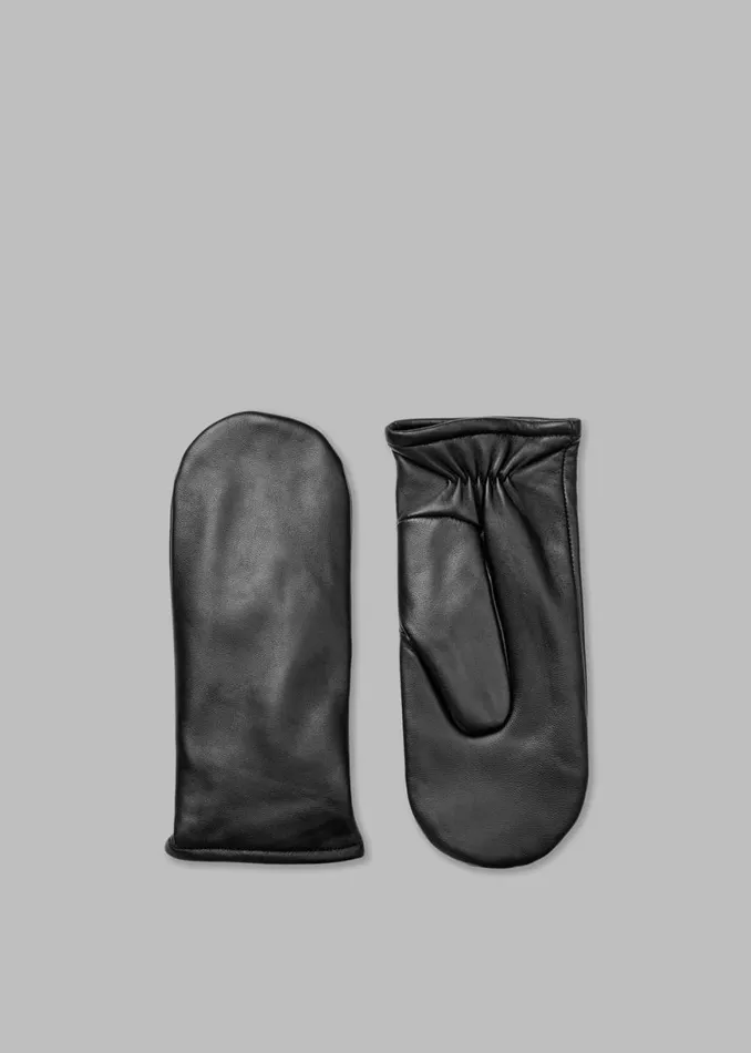 The Frankie Shop Samse Samse Kammi Mittens 8211 Black Shop Accessories