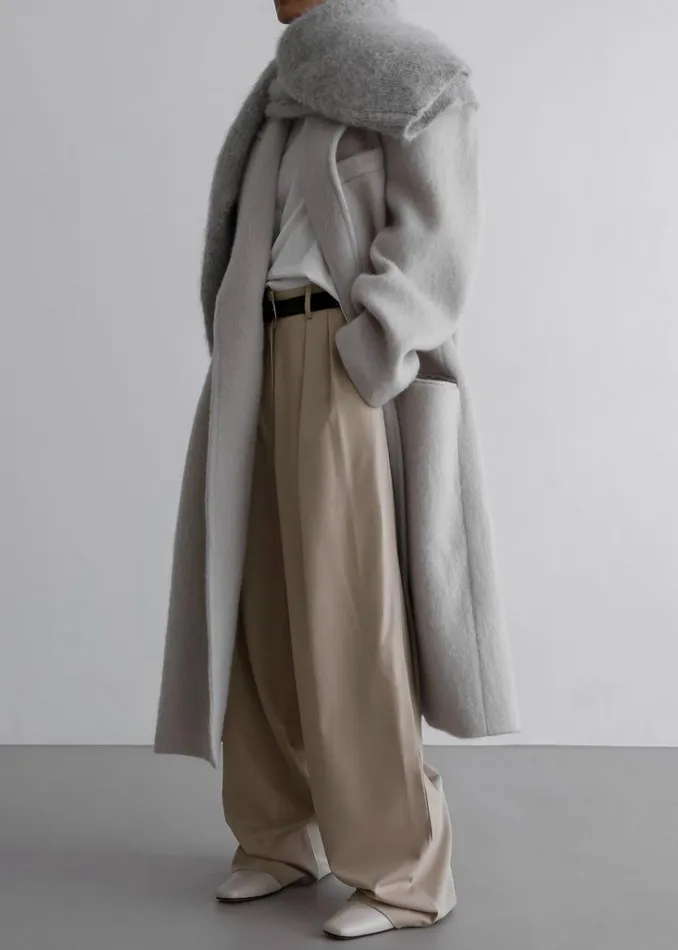 The Frankie Shop Tansy Pleated Trousers 8211 Beige Shop Bottoms