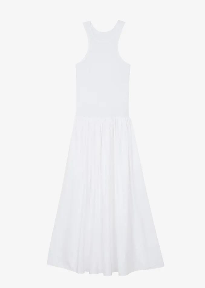 The Frankie Shop Violette Ballerina Maxi Dress 8211 White Shop Dresses