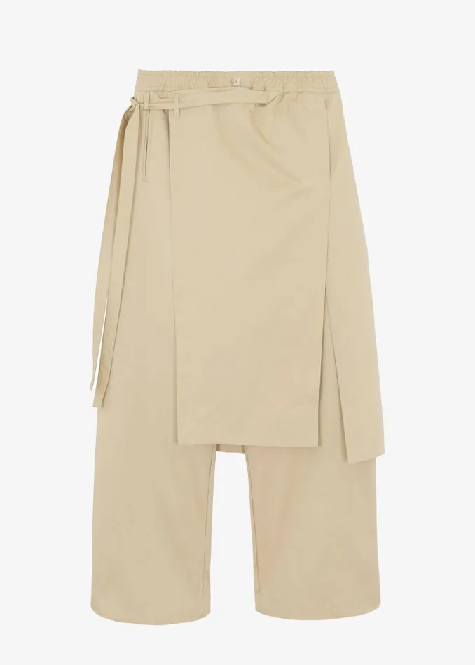 The Frankie Shop Watts Wrap Pants 8211 Beige Shop Clothing