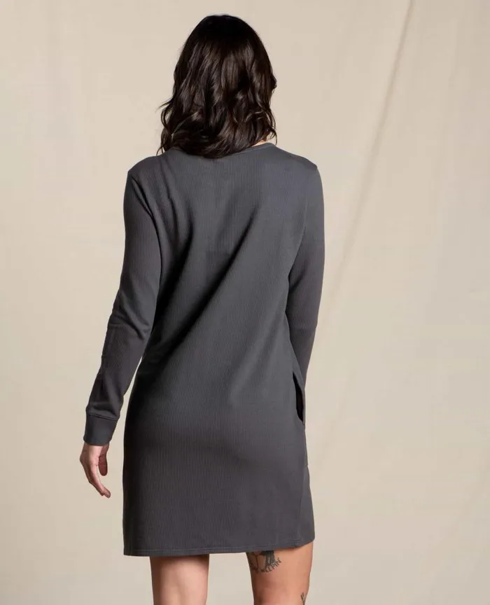 ToadandCo Dresses Ponderosa Long Sleeve Dress Soot 8211 Women039s