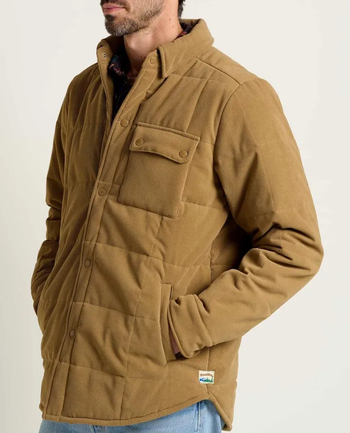 ToadandCo Jackets and Layers Spruce Wood Shirt Jacket Honey Brown Cord 8211 Men039s