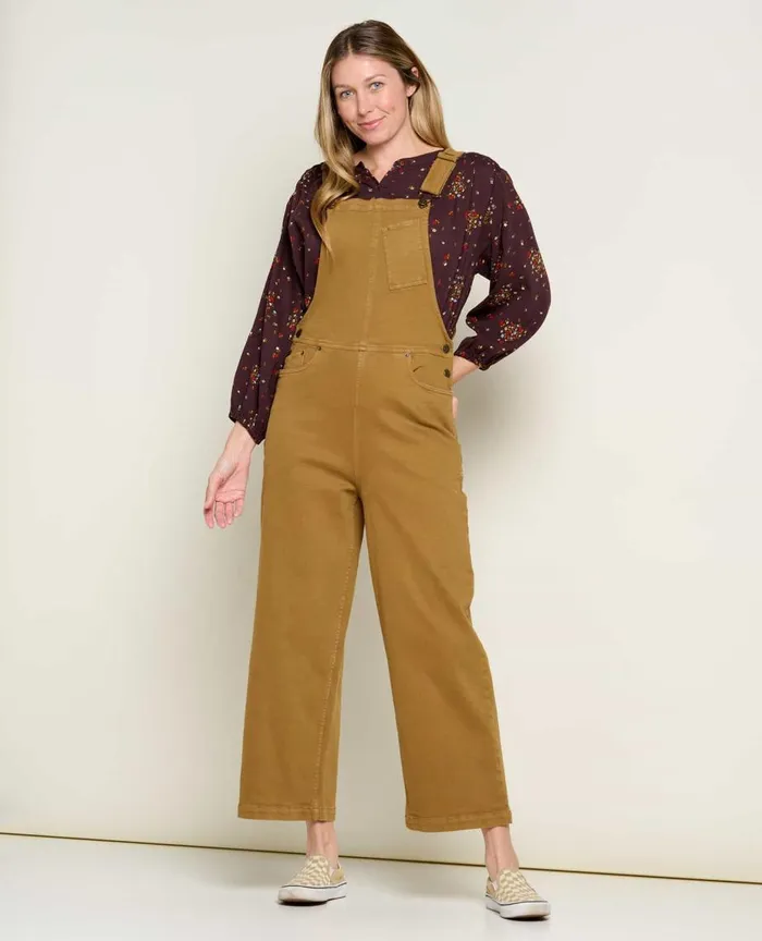 ToadandCo Jumpsuits and Overalls Balsam Seeded Denim Overall Honey Brown 8211 Women039s