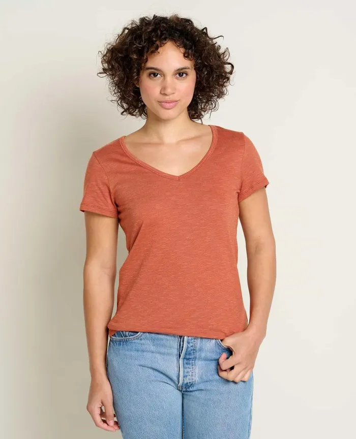 ToadandCo Loungewear and Sleep Marley II Short Sleeve Tee Auburn 8211 Women039s