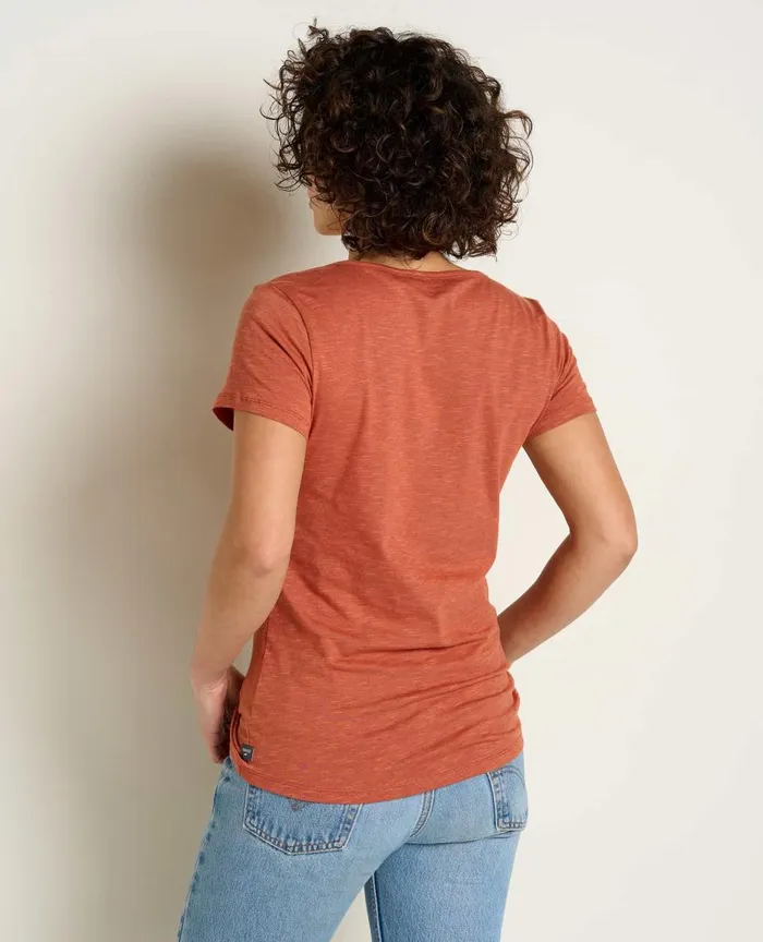 ToadandCo Loungewear and Sleep Marley II Short Sleeve Tee Auburn 8211 Women039s