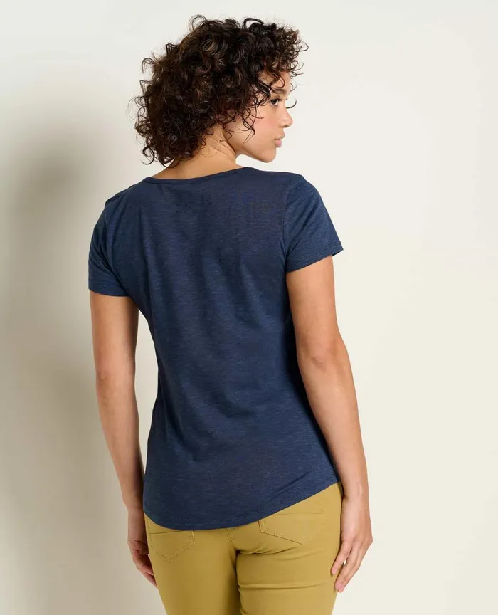 ToadandCo Loungewear and Sleep Marley II Short Sleeve Tee True Navy 8211 Women039s