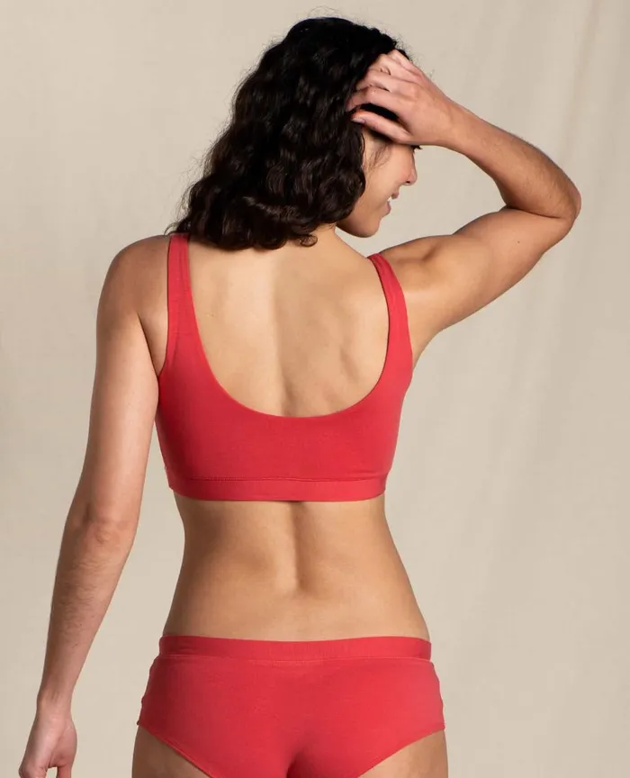 ToadandCo Loungewear and Sleep Scoop Bralette Lingonberry 8211 Women039s