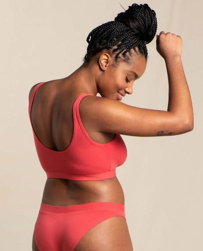 ToadandCo Loungewear and Sleep Scoop Bralette Lingonberry 8211 Women039s
