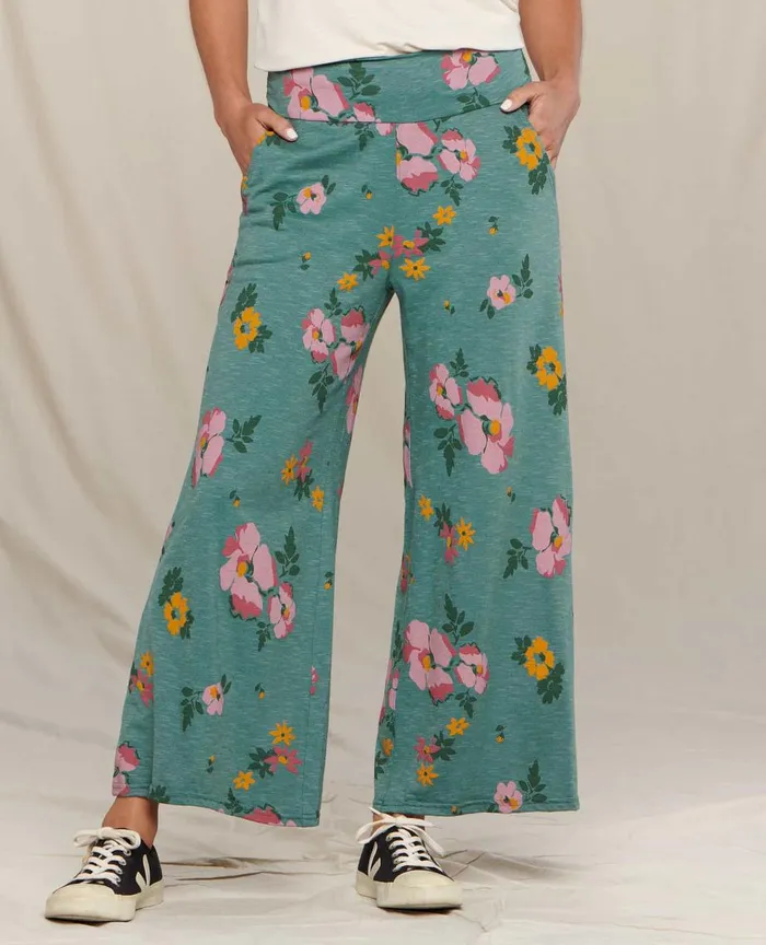 ToadandCo Pants Chaka Wide Leg Pant Silver Pine Floral Print 8211 Women039s