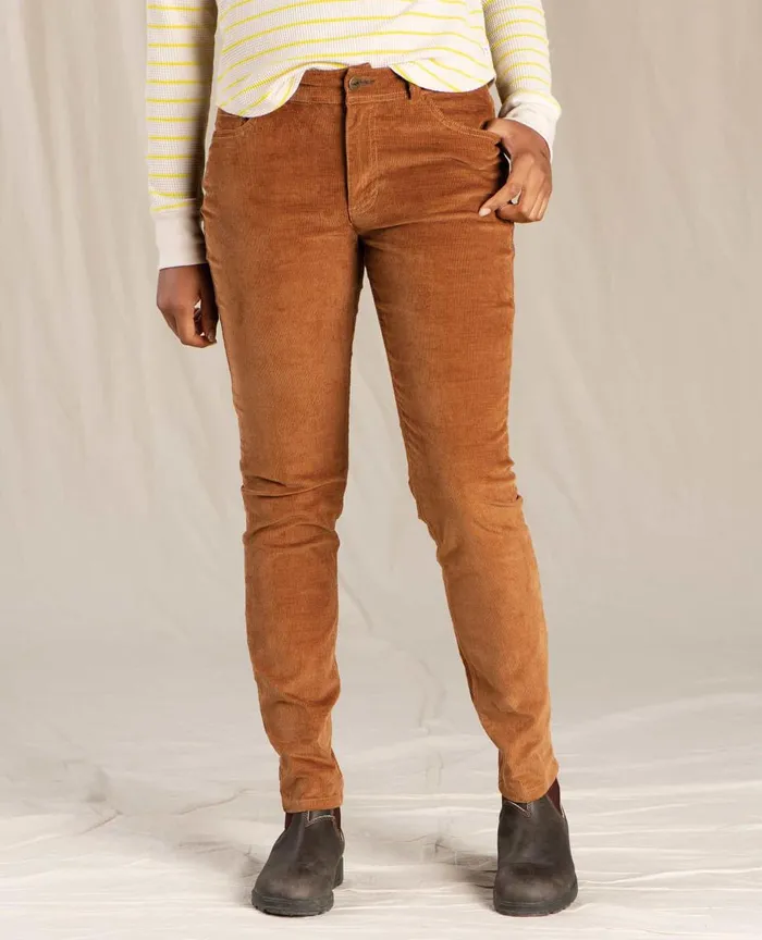 ToadandCo Pants Karuna Cord 5 Pocket Skinny Pant Brown Sugar 8211 Women039s