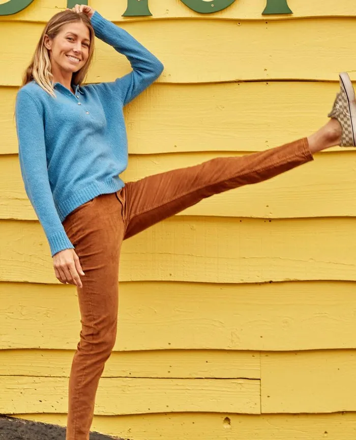 ToadandCo Pants Karuna Cord 5 Pocket Skinny Pant Brown Sugar 8211 Women039s