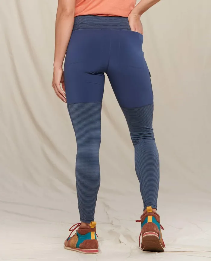 ToadandCo Pants Timehop Trail Tight True Navy Stripe 8211 Women039s