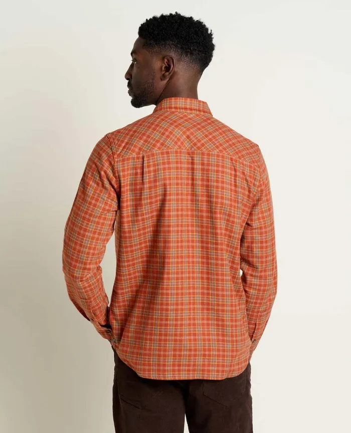 ToadandCo Shirts Flannagan Long Sleeve Shirt Cinnamon 8211 Men039s