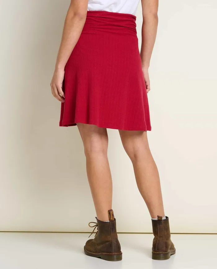 ToadandCo Skirts and Skorts Chaka Cable Rib Skirt Berry 8211 Women039s