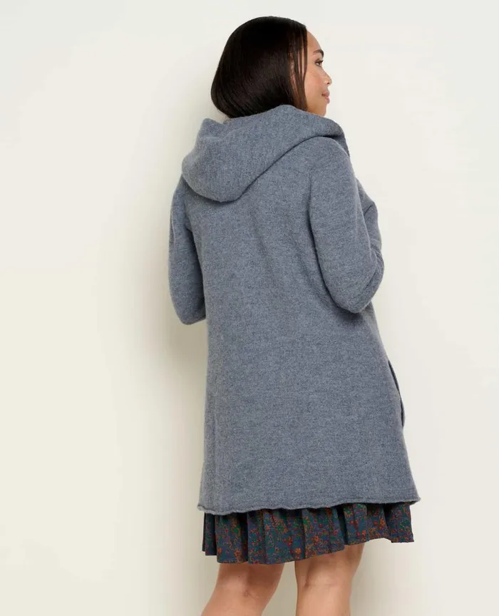 ToadandCo Sweaters Merino Heartfelt Hoodie Charcoal Heather 8211 Women039s