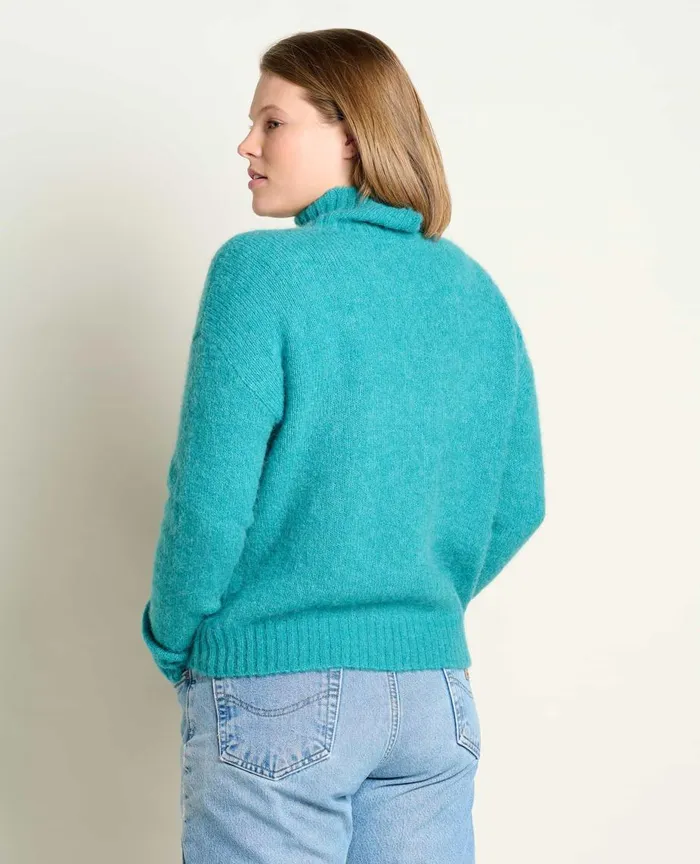 ToadandCo Sweaters Toddy TNeck Sweater Cyan 8211 Women039s