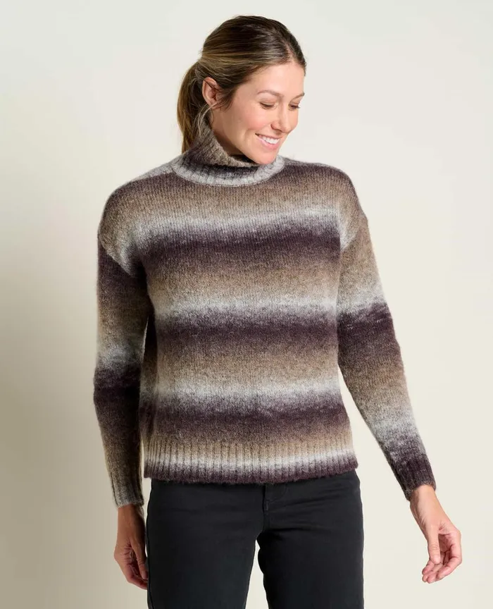 ToadandCo Sweaters Toddy TNeck Sweater Heather Grey Space Dye 8211 Women039s