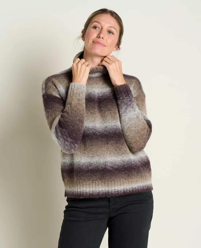 ToadandCo Sweaters Toddy TNeck Sweater Heather Grey Space Dye 8211 Women039s