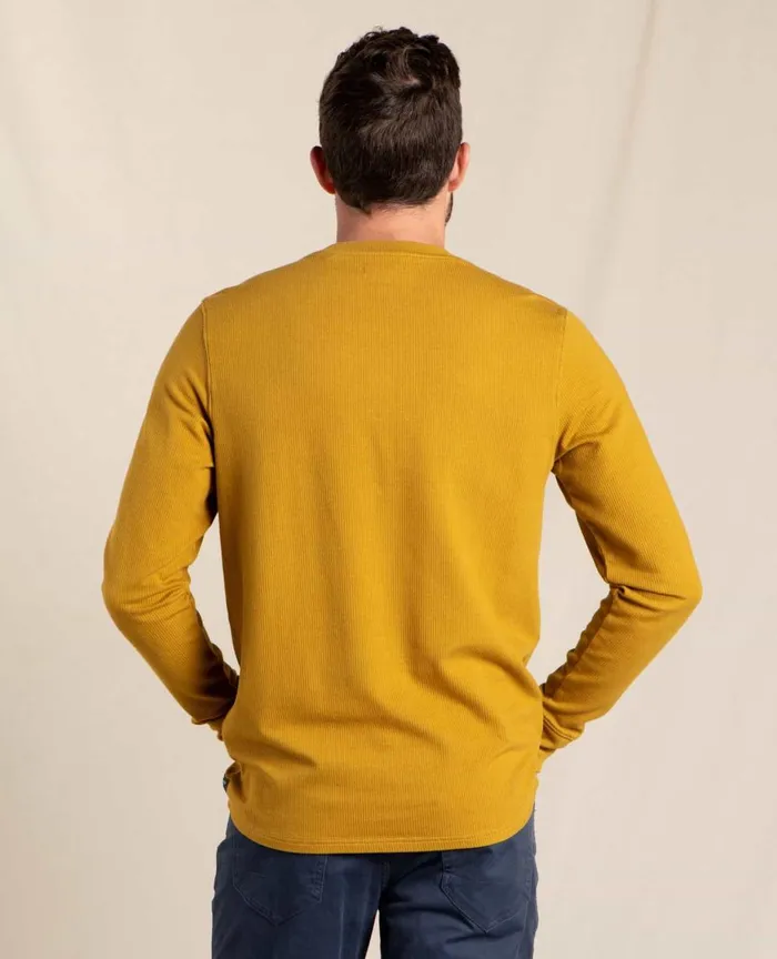 ToadandCo TShirts Men039s Ponderosa Long Sleeve Henley Antler 8211 Men039s