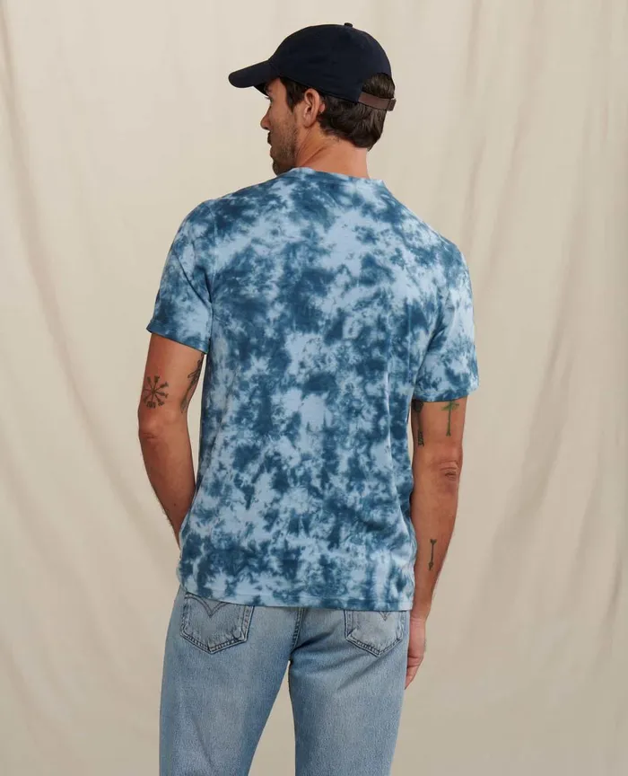 ToadandCo TShirts Men039s Primo Short Sleeve Crew True Navy Tie Dye 8211 Men039s