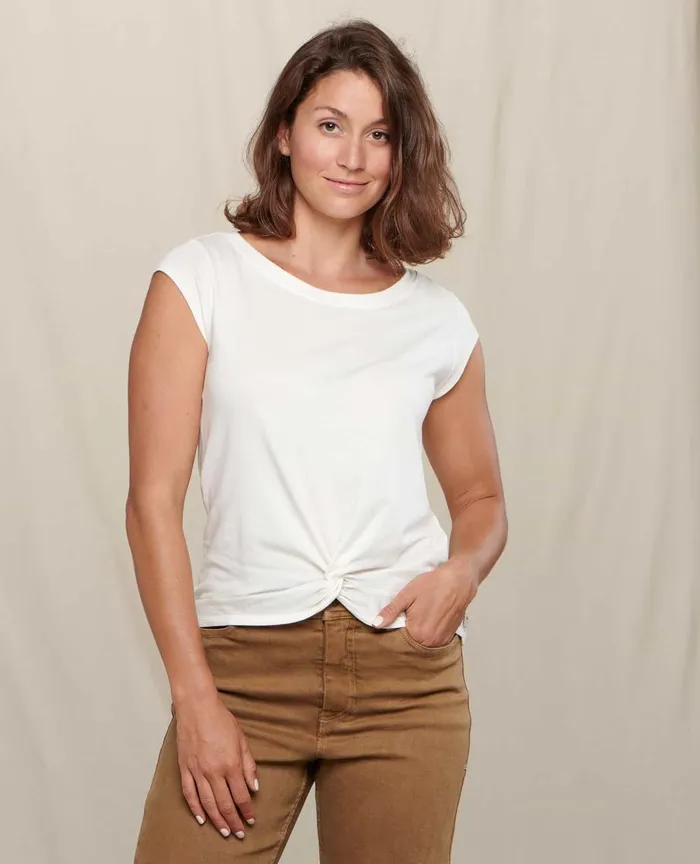 ToadandCo Tops and TShirts Anza Short Sleeve Shirt Egret 8211 Women039s