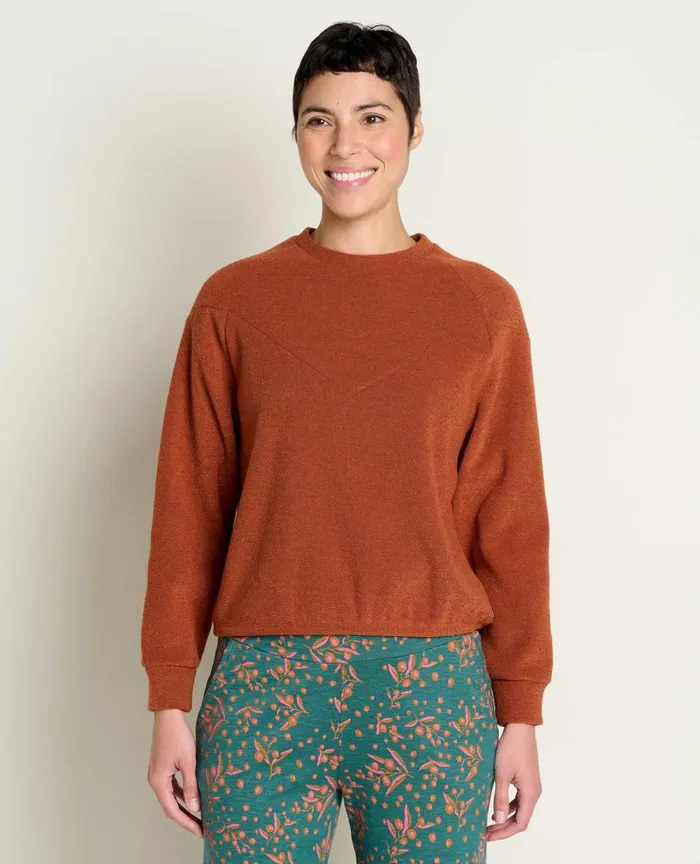 ToadandCo Tops and TShirts Whitney Terry Pullover Cinnamon 8211 Women039s