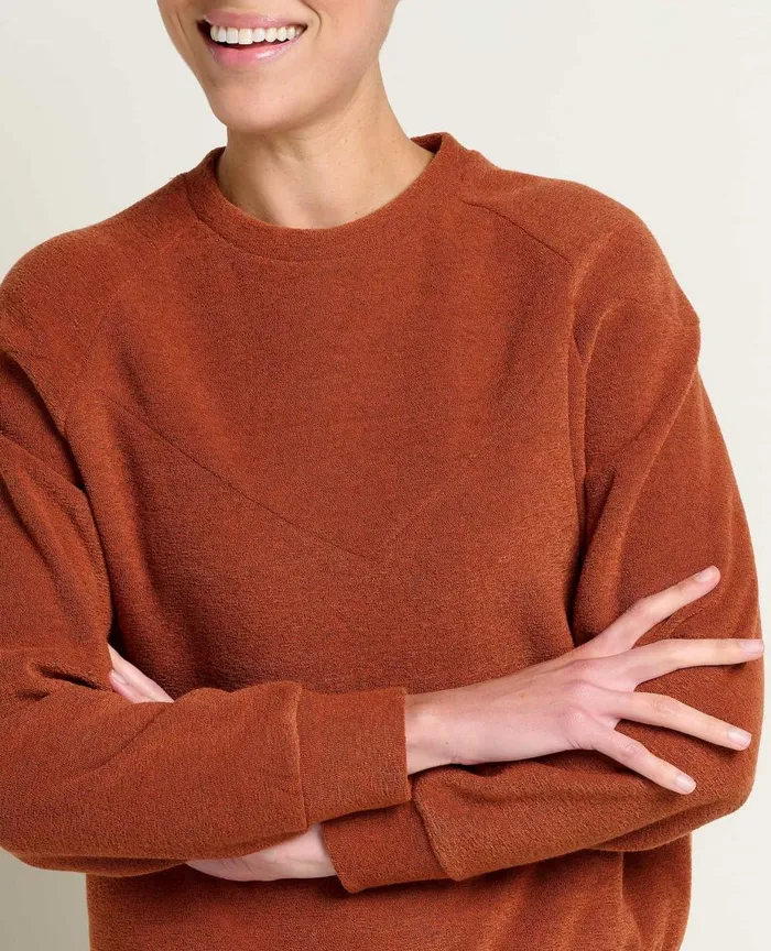 ToadandCo Tops and TShirts Whitney Terry Pullover Cinnamon 8211 Women039s