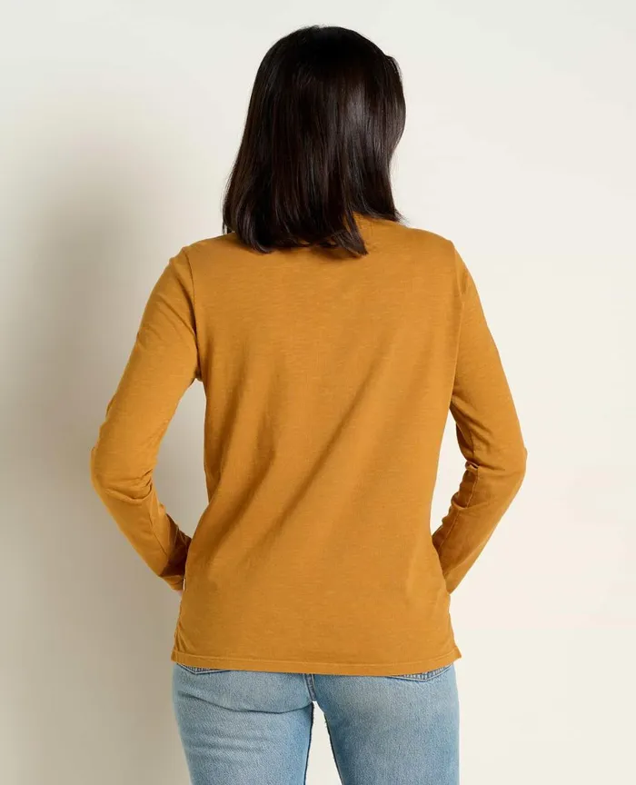 ToadandCo Tops and TShirts Women039s Primo Long Sleeve Crew Cardamom 8211 Women039s