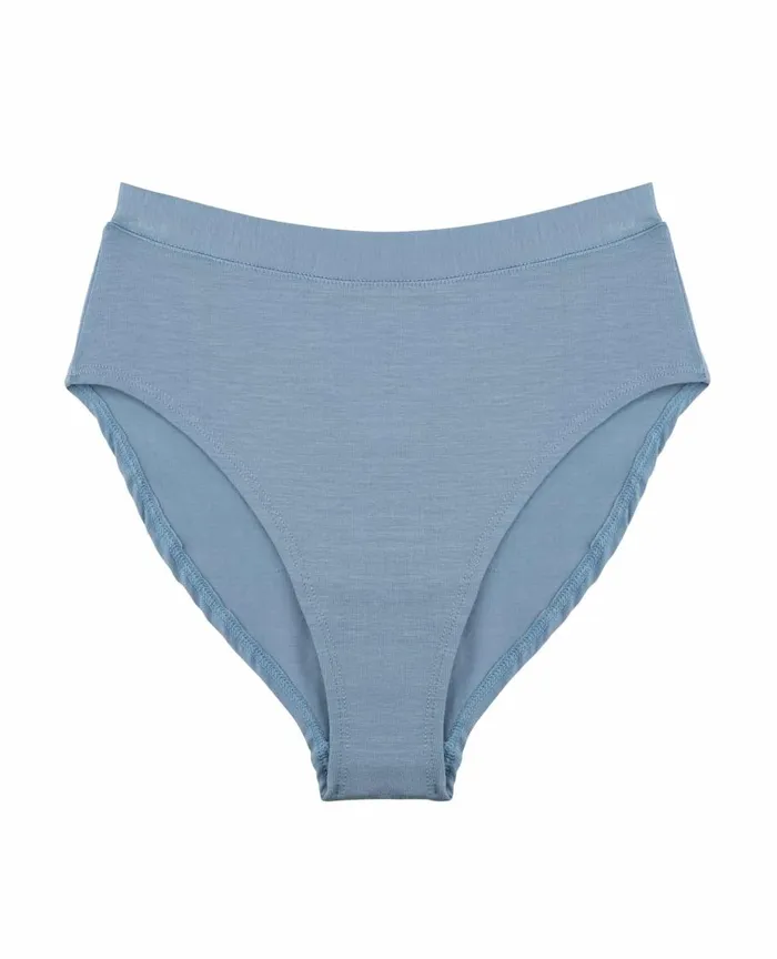 ToadandCo Underwear and Accessories High Rise Bikini Weathered Blue 8211 Women039s