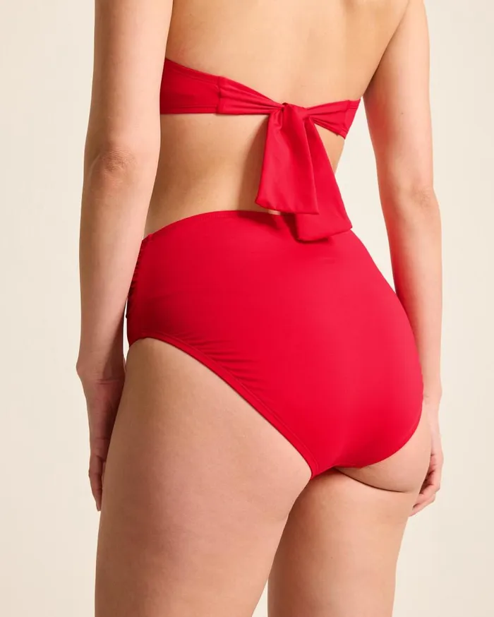 Tommy Bahama Bikini Bottoms Pearl HighWaist Bikini Bottoms Red Hibiscus 8211 Women