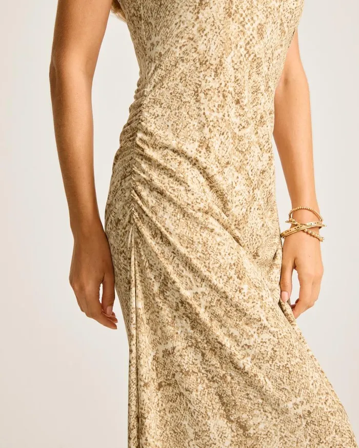 Tommy Bahama Dresses Playa Python Maxi OneShoulder Dress Travertine 8211 Women Tommy Bahama Dresses Playa Python Maxi OneShoulder Dress Travertine 8211 Women