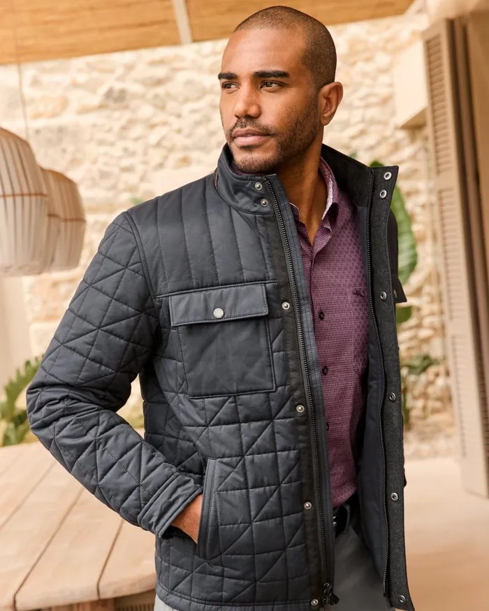 Tommy Bahama Jackets and Outerwear Burnaby Park Jacket Jet Black 8211 Men