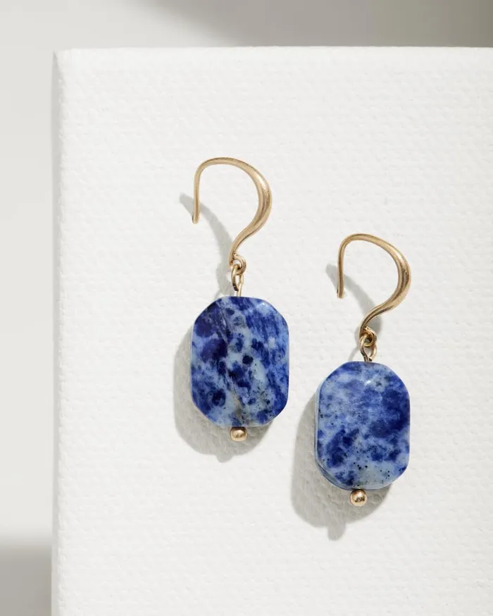 Tommy Bahama Jewelry Indigo Shore SemiPrecious Stone Drop Earrings Gold 8211 Women