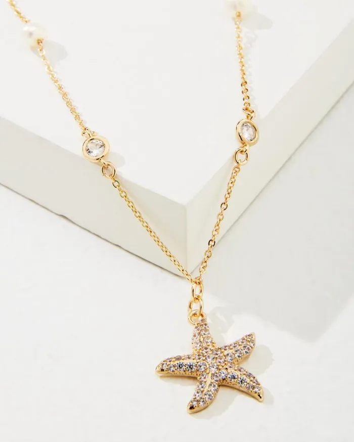 Tommy Bahama Jewelry Island Essence Gold Starfish Pearl Necklace Gold 8211 Women Tommy Bahama Jewelry Island Essence Gold Starfish Pearl Necklace Gold 8211 Women