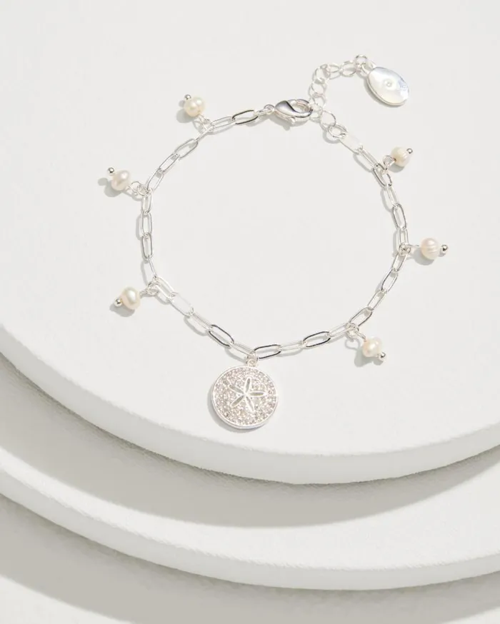 Tommy Bahama Jewelry Marco Island Starfish Charm Bracelet Silver 8211 Women