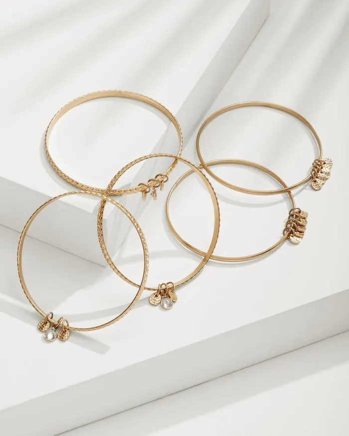 Tommy Bahama Jewelry Seaside Charm Bangle Bracelet Set Gold 8211 Women