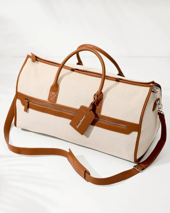 Tommy Bahama Luggage and Travel Capri Tan 2in1 Garment Duffel Bag Brown 8211 Beach and HomeMen Tommy Bahama Luggage and Travel Capri Tan 2in1 Garment Duffel Bag Brown 8211 Beach and HomeMen