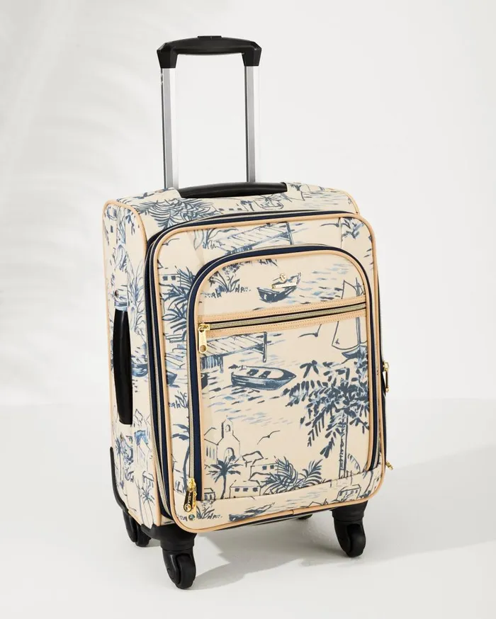 Tommy Bahama Luggage and Travel Daise Seascape 20Inch Rolling Suitcase Daise Seascape 8211 WomenBeach and Home Tommy Bahama Luggage and Travel Daise Seascape 20Inch Rolling Suitcase Daise Seascape 8211 WomenBeach and Home