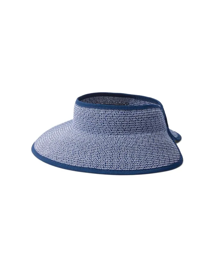 Tommy Bahama Luggage and Travel Packable UltraBraid Visor Navywhite Mix 8211 Women Tommy Bahama Luggage and Travel Packable UltraBraid Visor Navywhite Mix 8211 Women