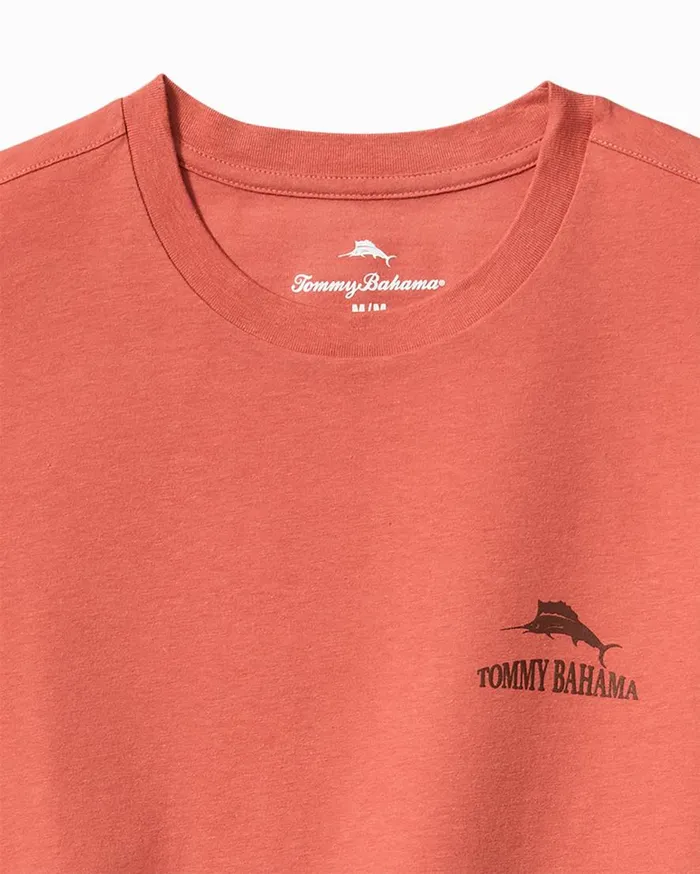 Tommy Bahama Shirts Bar For The Course Graphic TShirt Red Ginger 8211 Men