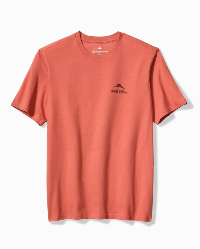 Tommy Bahama Shirts Bar For The Course Graphic TShirt Red Ginger 8211 Men