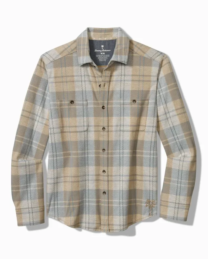 Tommy Bahama Shirts Fireside Modesto Stretch Flannel Shirt Wind039s Breath 8211 Men