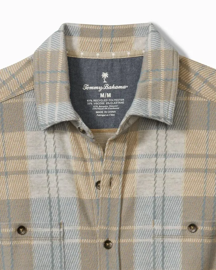 Tommy Bahama Shirts Fireside Modesto Stretch Flannel Shirt Wind039s Breath 8211 Men