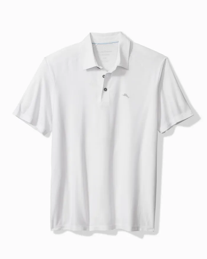 Tommy Bahama Shirts Palm Coast Pro IslandZone Polo White 8211 Men