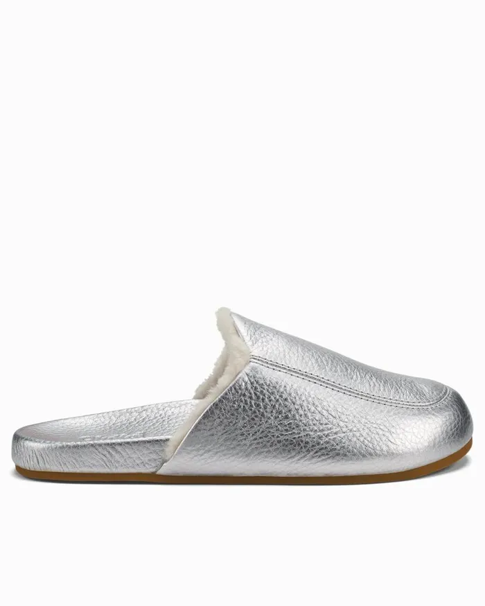 Tommy Bahama Shoes and Sandals OluKai Knea Slippers Silver 8211 Women
